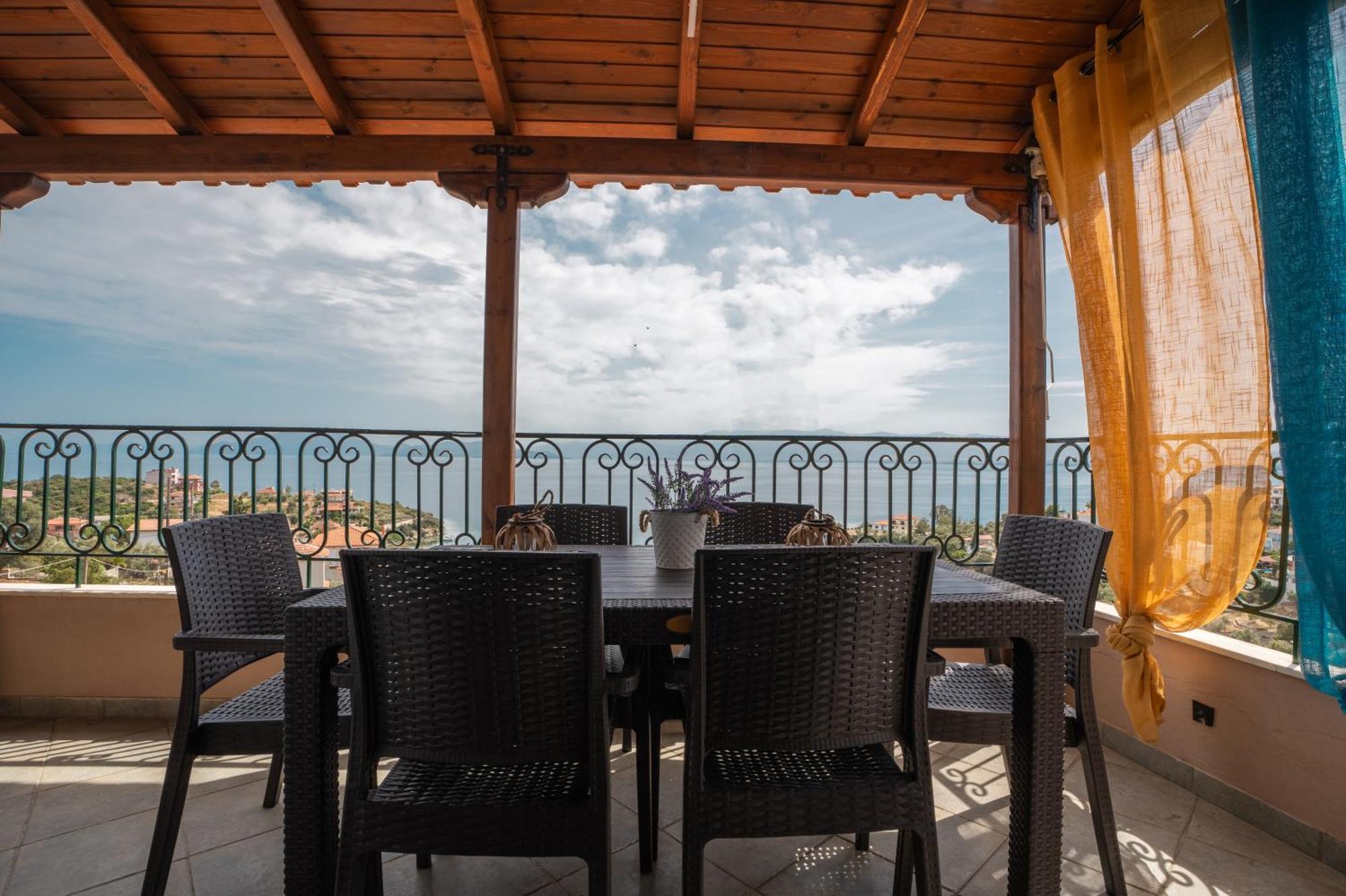 Villa Persephone'S Dream View Marathos  Exterior foto